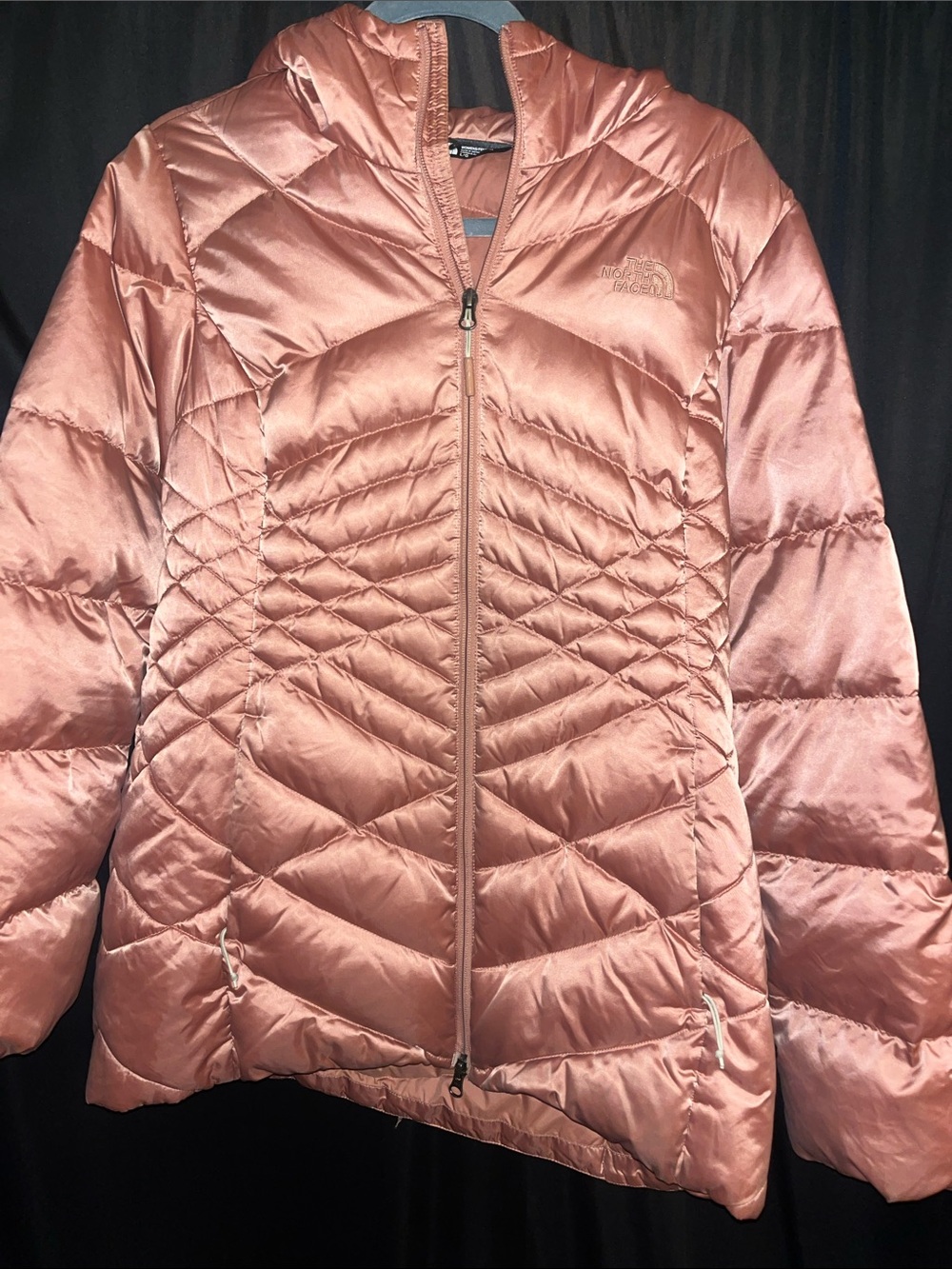 The North Face Women's Quilted Hooded Puffer Jacket - Rose